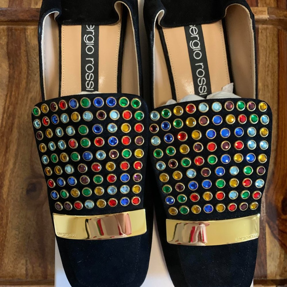 NEW. Sergio Rossi  flats, loafers Sold. - Picture 2 of 6